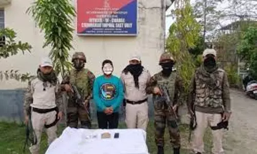 Manipur: सुरक्षा बलों ने इंफाल ईस्ट में एक पीएलए कैडर को किया गिरफ्तार