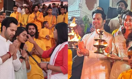 Hai Jawani Toh Ishq Hona Hai : भक्ति में डूबे  वरुण-पूजा