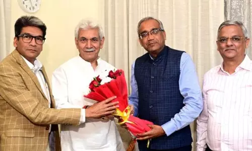 जैन सभा का प्रतिनिधिमंडल, महासचिव चैंबर ने LG से मुलाकात की