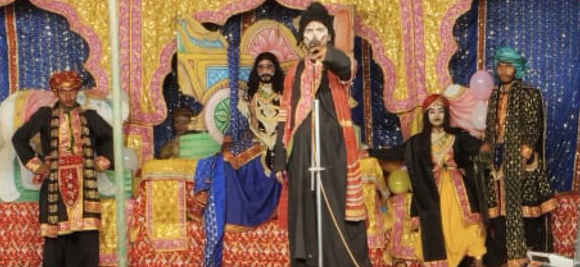 Ramlila में पूतना वध और कथा में शिवपुराण की कथा सुनाई