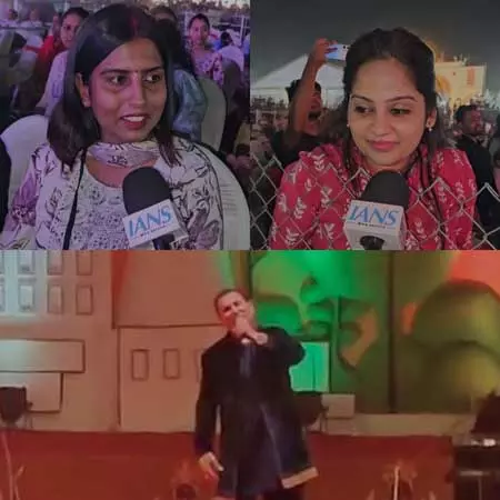 बिहार दिवस पर पटना के गांधी मैदान में अभिजीत भट्टाचार्य के गीतों पर थिरके लोग बिहार दिवस पर पटना के गांधी मैदान में अभिजीत भट्टाचार्य के गीतों पर थिरके लोग