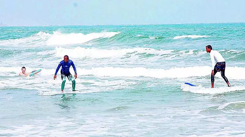 Vizag के रुशिकोंडा बीच पर ब्लू फ्लैग बहाल किया गया Vizag के रुशिकोंडा बीच पर ब्लू फ्लैग बहाल किया गया