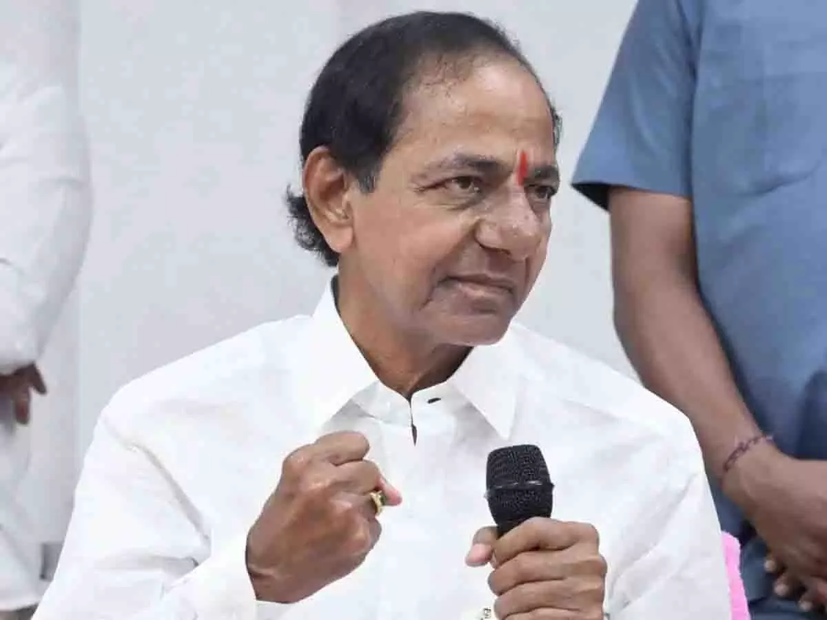 तेलंगाना के जल संकट के लिए कांग्रेस जिम्मेदार: KCR तेलंगाना के जल संकट के लिए कांग्रेस जिम्मेदार: KCR