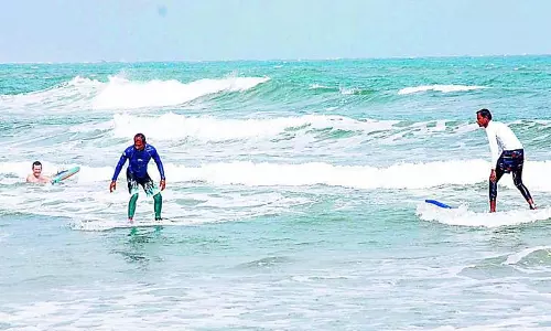 Vizag के रुशिकोंडा बीच पर ब्लू फ्लैग बहाल किया गया