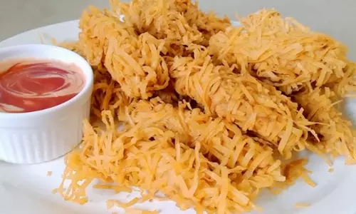 Crispy Thread Chicken रेस्तरां वाला आएगा स्वाद