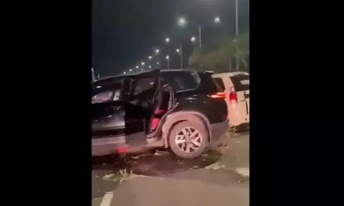 Outer Ring Road पर दुर्घटना में एक की मौत, चार घायल