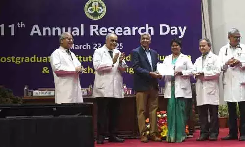 PGI के वार्षिक शोध दिवस पर 48 शोधकर्ताओं को मिला सम्मान PGI के वार्षिक शोध दिवस पर 48 शोधकर्ताओं को मिला सम्मान