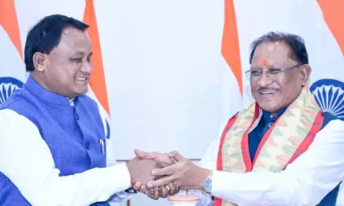 महानदी जल विवाद पर CM साय और मांझी के बीच हुई बातचीत