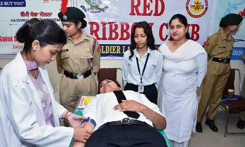 Jalandhar: सेंट सोल्जर में रक्तदान शिविर