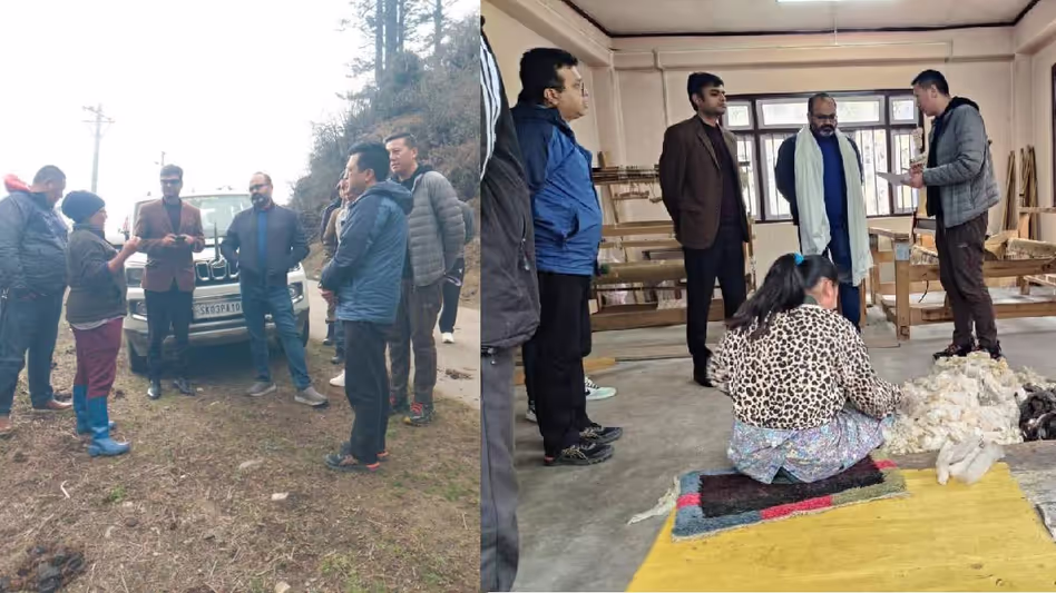 Sikkim में प्रमुख मुद्दों की समीक्षा की, सुरक्षा अधिकारियों के साथ बातचीत की