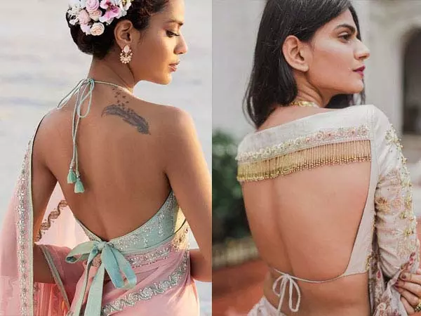 Fashion Tips: बैकलेस ब्लाउज से बढ़ाए अपनी खूबसूरती Fashion Tips: बैकलेस ब्लाउज से बढ़ाए अपनी खूबसूरती
