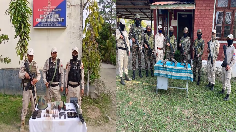 Manipur : पहाड़ी और घाटी जिलों में तलाशी अभियान के दौरान सुरक्षा Manipur : पहाड़ी और घाटी जिलों में तलाशी अभियान के दौरान सुरक्षा