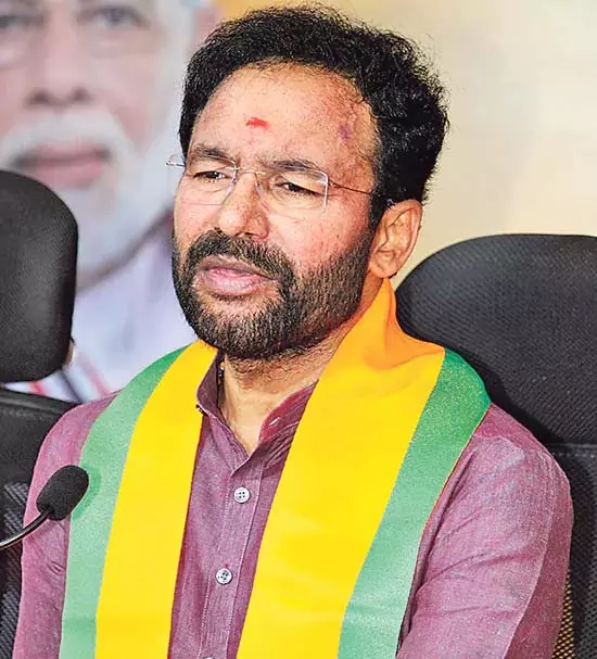 Kishan Reddy : दक्षिण में भाजपा को मजबूत होने से रोकने के लिए पुनर्विभाजन पर गलत सूचना Kishan Reddy : दक्षिण में भाजपा को मजबूत होने से रोकने के लिए पुनर्विभाजन पर गलत सूचना