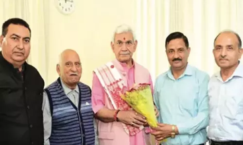 कई प्रतिनिधिमंडलों ने एलजी सिन्हा से मुलाकात की