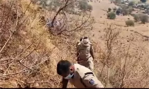 MP News: जंगल के बीच पहाड़ पर मिला मानव कंकाल, मचा हड़कंप MP News: जंगल के बीच पहाड़ पर मिला मानव कंकाल, मचा हड़कंप