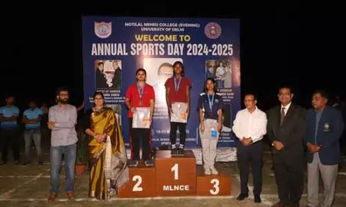 नमिता और मुन्ना बने मोतीलाल नेहरू कॉलेज (सांध्य) के सर्वश्रेष्ठ एथलीट