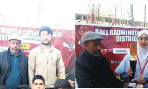 Anantnag बॉल बैडमिंटन चैंपियनशिप उत्साहपूर्ण भागीदारी के साथ संपन्न