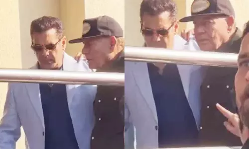 Salman Khan : पिता को सहारा देते दिखे सलमान