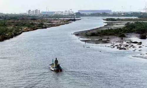 कोसस्थलैयार से 2एल क्यूबिक मीटर फ्लाई ऐश, Kakka Azhi हटाई गई कोसस्थलैयार से 2एल क्यूबिक मीटर फ्लाई ऐश, Kakka Azhi हटाई गई