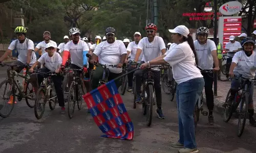 Karnataka: किंडर विमेंस हॉस्पिटल-फर्टिलिटी सेंटर व्हाइटफील्ड द्वारा साइक्लोथॉन का आयोजन