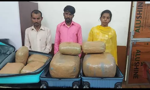 रायपुर: महिला और दो युवक गांजा के साथ गिरफ्तार