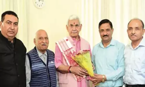 कई प्रतिनिधिमंडलों ने LG सिन्हा से मुलाकात की