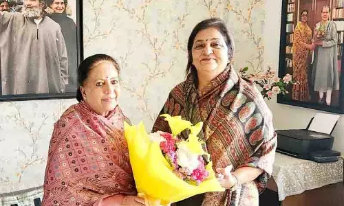 Sukhu, प्रतिभा पाटिल से मिले, एचपीसीसी पुनर्गठन पर चर्चा की Sukhu, प्रतिभा पाटिल से मिले, एचपीसीसी पुनर्गठन पर चर्चा की