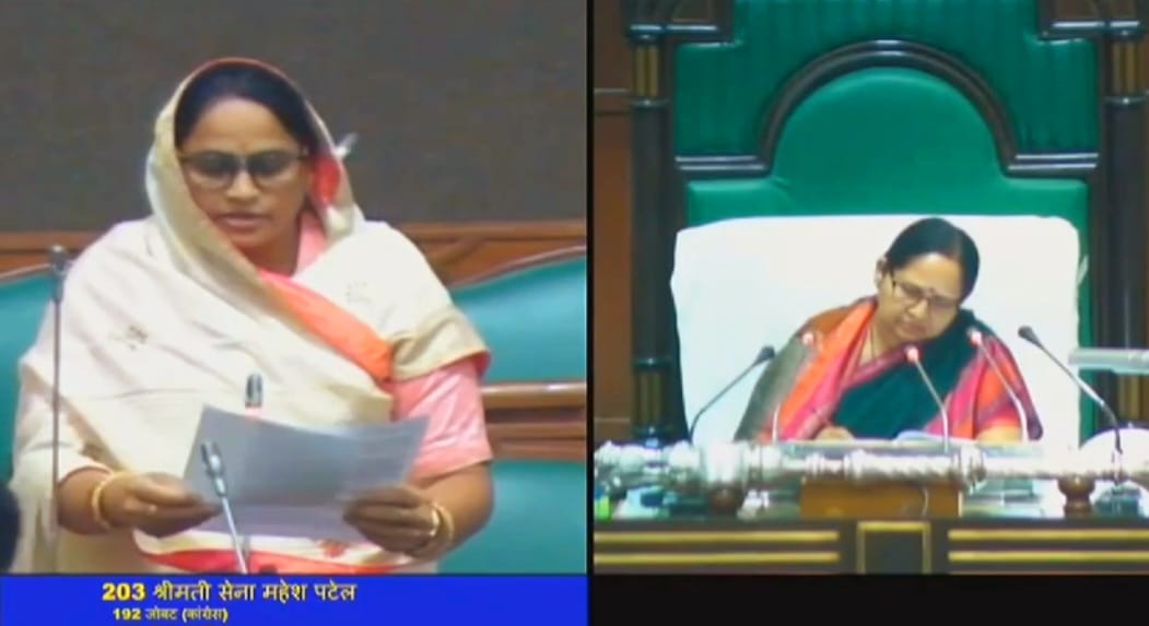 MLA ने विधानसभा सत्र के दौरान जोबट क्षेत्र के मध्य मे नवीन 132 केवी का ग्रीड स्थापित करने की मांग की