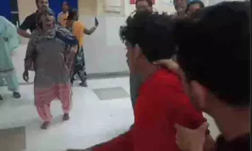 नशे में धुत व्यक्ति ने Civil Hospital में हंगामा किया, स्टाफ को पीटा