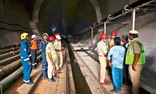 SLBC सुरंग में चल रहे बचाव अभियान में एक और शव मिलने की संभावना