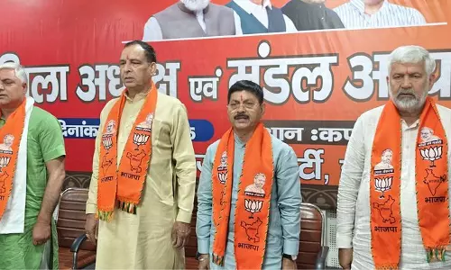 Haryana :  प्रधानमंत्री के दौरे की तैयारी में जुटी भाजपा, बडोली ने पदाधिकारियों के साथ की बैठक