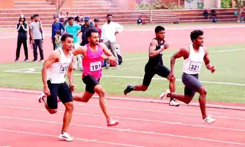 Telangana राज्य एथलेटिक्स मीट गौडियम स्पोर्टोपिया में आयोजित, रितेश कुमार, मैथिली ने जीते मुकाबले
