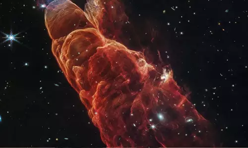 NASA के वेब टेलीस्कोप ने कॉस्मिक टॉरनेडो के आश्चर्यजनक भंवरों का खुलासा किया, VIDEO