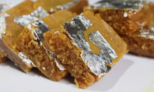 Halwai जैसा दानेदार मोहनथाल बनाने की आसान रेसिपी