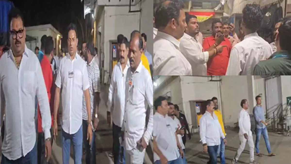 डी मार्ट में वारदात, मराठी न बोलने पर कर्मचारी की पिटाई डी मार्ट में वारदात, मराठी न बोलने पर कर्मचारी की पिटाई