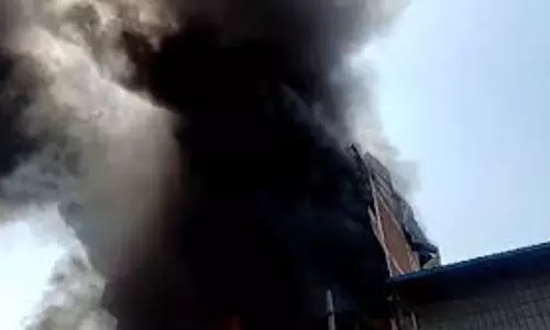 Haryana : राई  फैक्ट्री में लगी भीषण आग, मची अफरा-तफरी