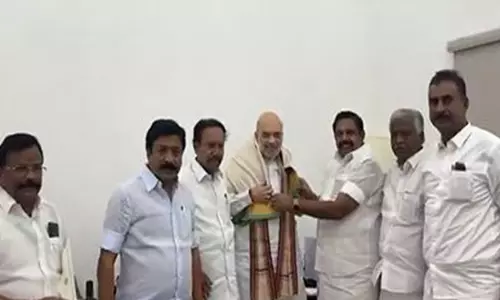 AIADMK नेता पलानीस्वामी ने गृह मंत्री अमित शाह से मुलाकात की