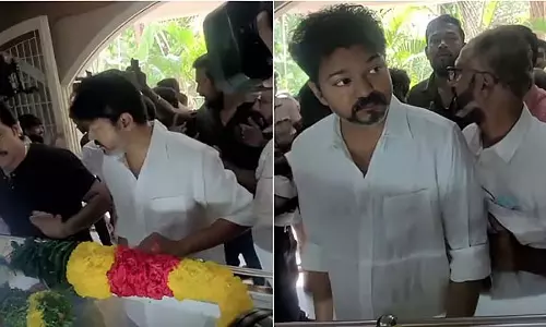 Tamil Nadu : विजय ने अभिनेता मनोज को व्यक्तिगत रूप से श्रद्धांजलि दी!