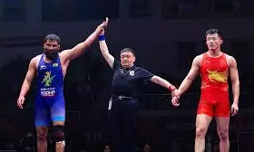 सुनील ने कुश्ती चैंपियनशिप में कांस्य पदक जीता