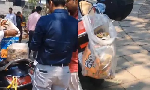 Mumbai: एक शख्स ने बीकेसी में एक्टिवा पर सिगरेट, पान, गुटखा बेचे जाने का रिकॉर्ड बनाया