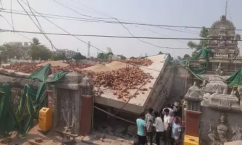 तेलंगाना में 6 मंजिला इमारत ढही: 6 की मौत