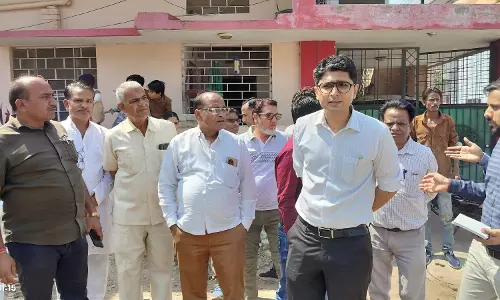 Bundi: ’जिला कलेक्टर ने किया शहर का दौरा’  विकास कार्यों का किया निरीक्षण