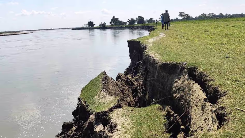 Assam की भूमि लुप्त हो रही है राज्य भारत के कटाव प्रभावित क्षेत्रों में सबसे ऊपर