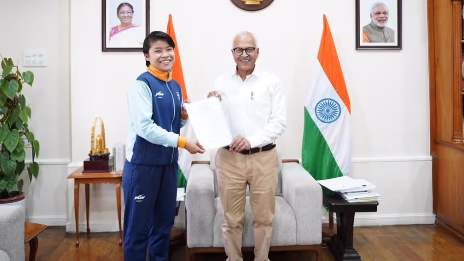 Manipur : वुशु चैंपियन को राज्यपाल से पुलिस नियुक्ति मिली