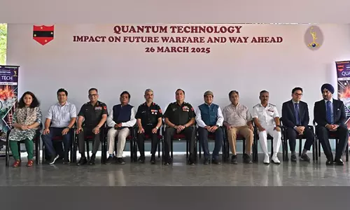 क्वांटम प्रौद्योगिकी पर सेमिनार में आधुनिक युद्ध में कंप्यूटिंग, क्रिप्टोग्राफी और सेंसिंग की भूमिका पर दिया जोर