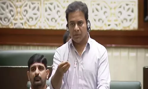 KTR ने विधानसभा में व्यवधान डालने के लिए कांग्रेस मंत्रियों की आलोचना की, धैर्य और संयम बरतने का किया आग्रह