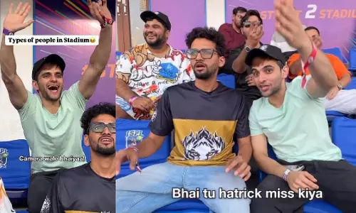 रील क्रिएटर्स ने स्टेडियम में अलग-अलग तरह के लोगों पर मजेदार VIDEO शेयर किया