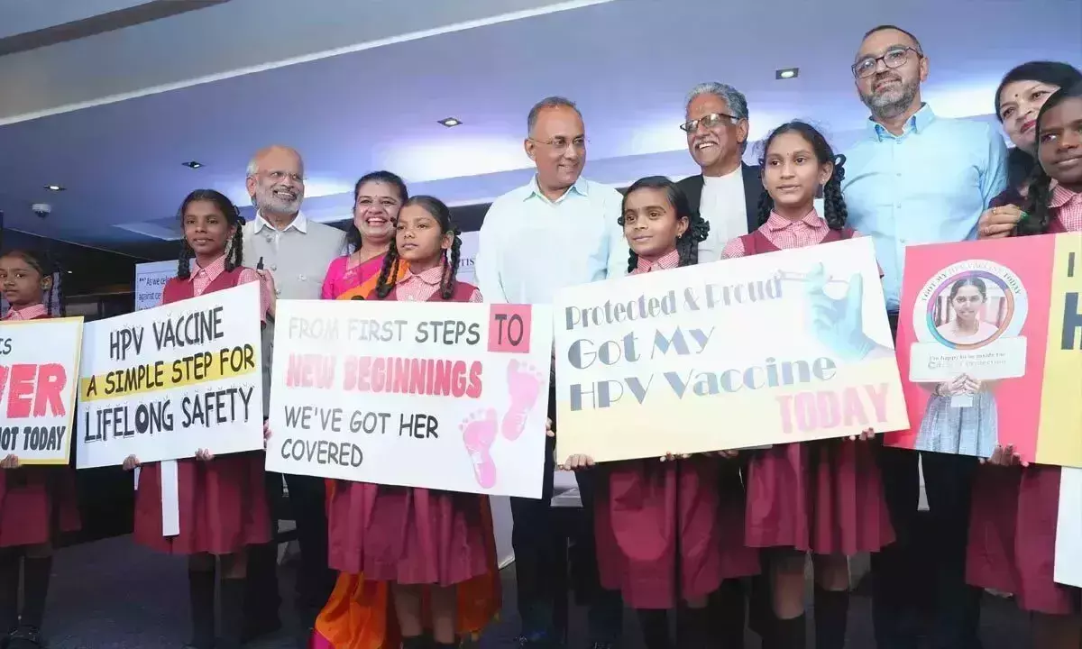 कर्नाटक ने गर्भाशय-ग्रीवा कैंसर को खत्म करने के लिए लक्षित पहल शुरू की कर्नाटक ने गर्भाशय-ग्रीवा कैंसर को खत्म करने के लिए लक्षित पहल शुरू की