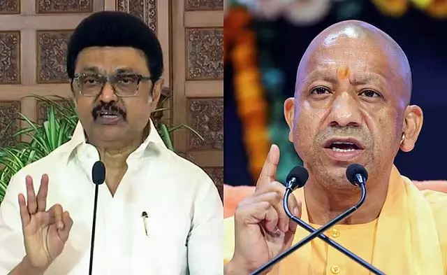 योगी हमें नफरत का पाठ न पढ़ाएं: CM Stalin योगी हमें नफरत का पाठ न पढ़ाएं: CM Stalin