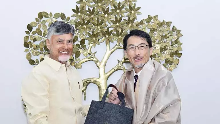 आंध्र सरकार ने श्री सिटी में SME पार्क के लिए जापानी फर्मों के साथ सहयोग की घोषणा की आंध्र सरकार ने श्री सिटी में SME पार्क के लिए जापानी फर्मों के साथ सहयोग की घोषणा की
